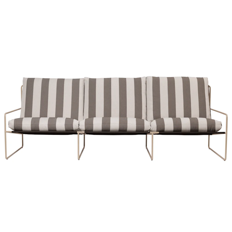 Desert 3-Sitzer-Sofa, Cashmere / Stripe