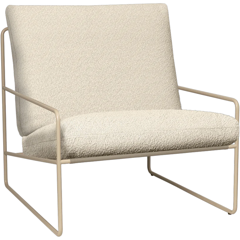 Desert Sessel, Cashmere / Off-white Bouclé