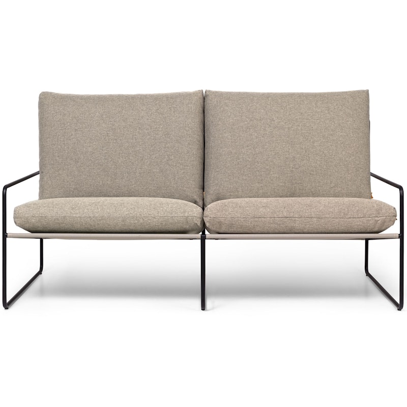 Desert 2-Sitzer-Sofa, Schwarz / Dolce