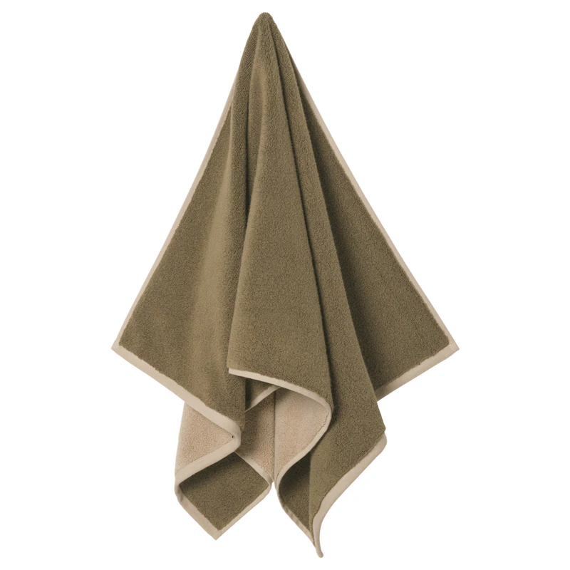 Ekko Badetuch 70x140 cm, Olive / Cashmere