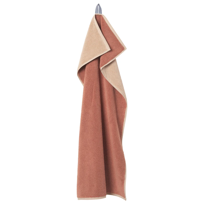 Ekko Hand Towel - Cashmere/Off-white Badetuch 50x100 cm Mocha Cashmere