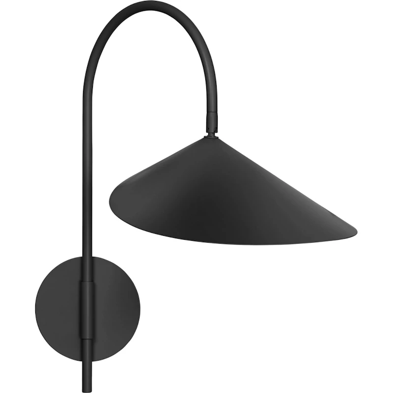 Arum Swivel Wandleuchte, Schwarz