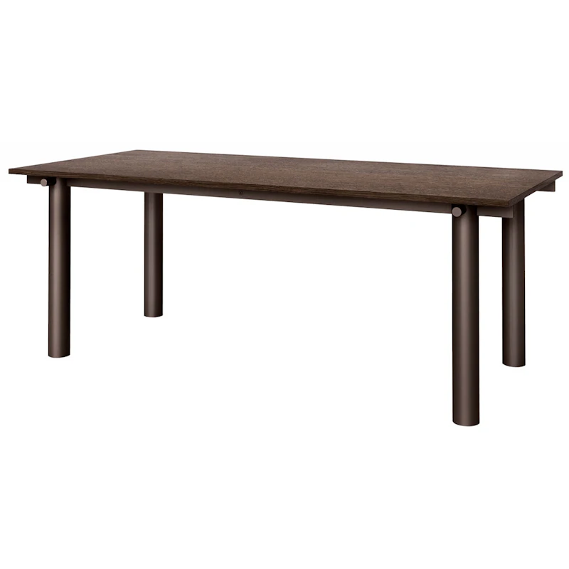 Atura Esstisch 90x200 cm, Dark Chocolate / Dunkel Gebeizte Eiche