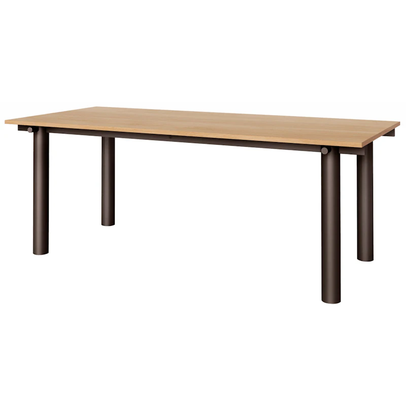 Atura Esstisch 90x200 cm, Dark Chocolate / Eichenfurnier