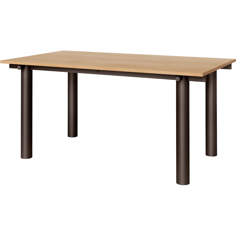 Atura Esstisch 90x160 cm, Dark Chocolate / Eichenfurnier