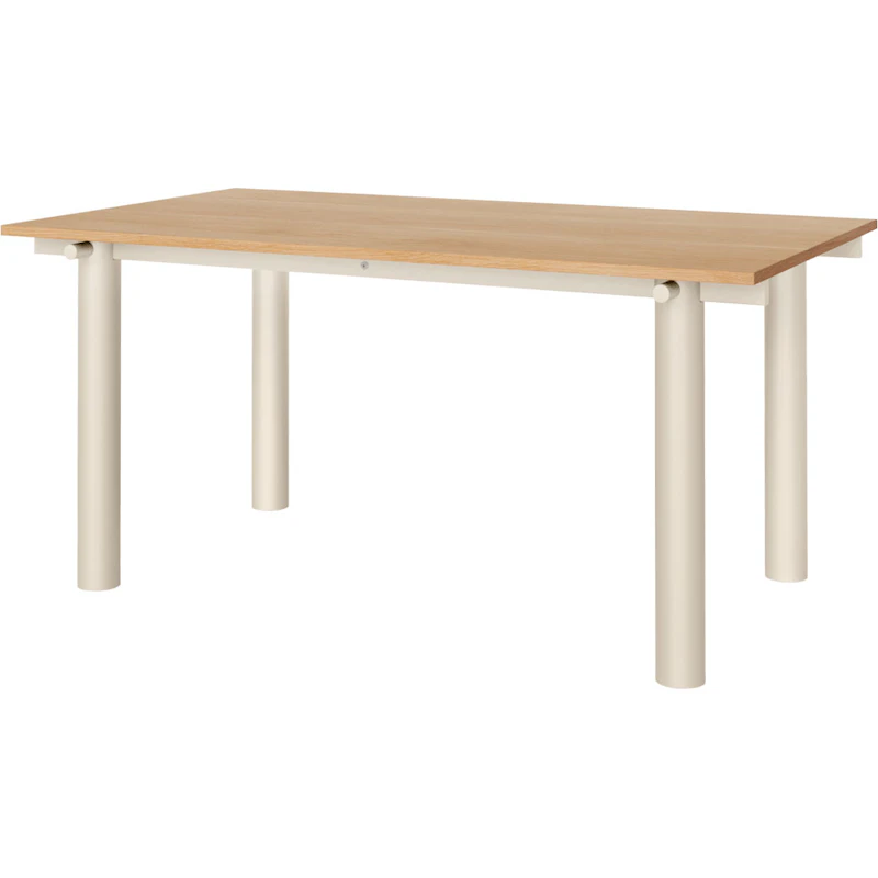 Atura Esstisch 90x160 cm, Hell Kaschmir / Eichenfurnier