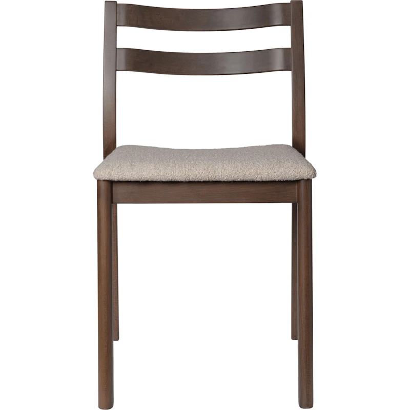 Boda Esszimmerstuhl Soft Bouclé, Dunkel gebeizt Buche / Natural