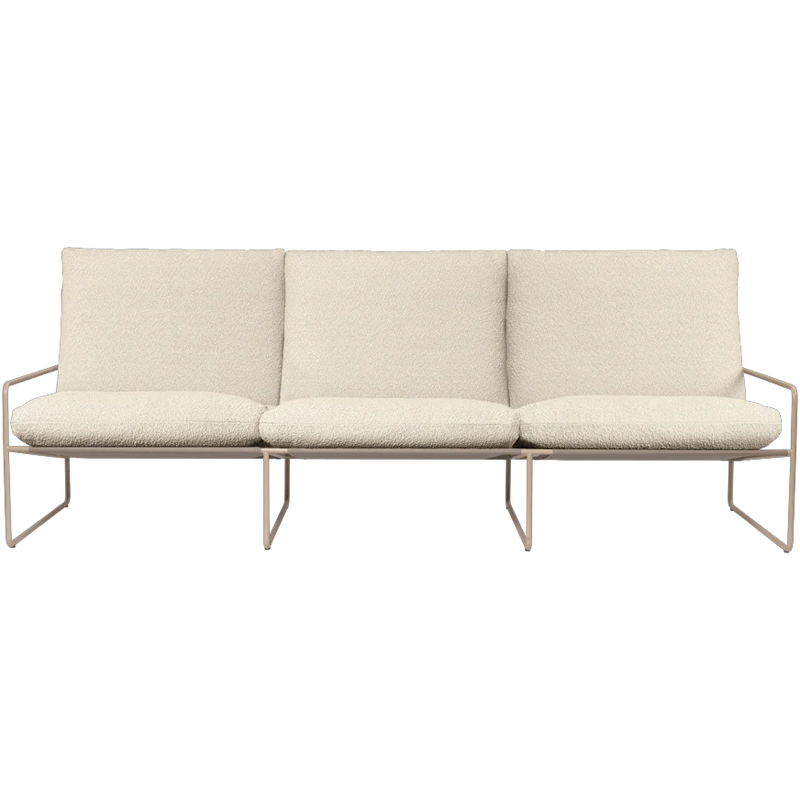 Desert 3-Sitzer-Sofa, Cashmere / Off-White Bouclé