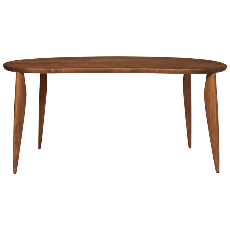Feve Tisch 86x160 cm, Walnussfarben