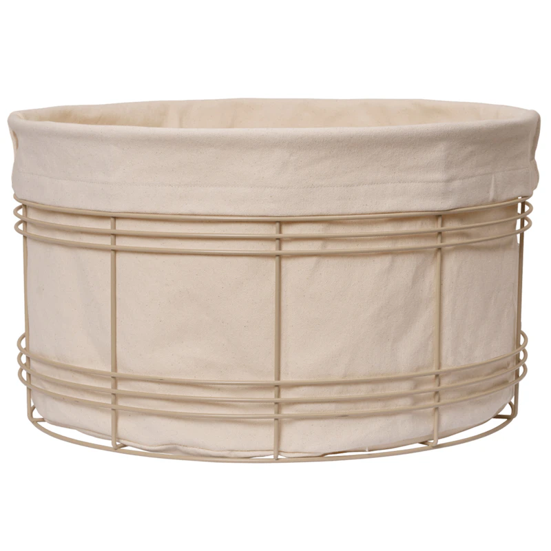 Fio Wäschekorb H30 cm, Cashmere/natural