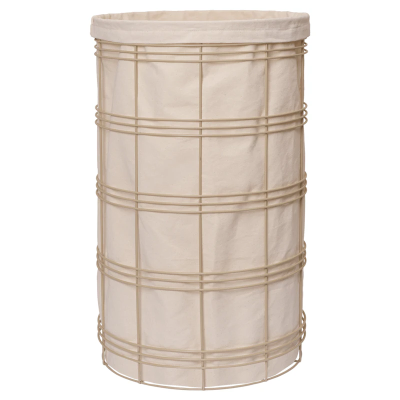 Fio Wäschekorb H70 cm, Cashmere/natural