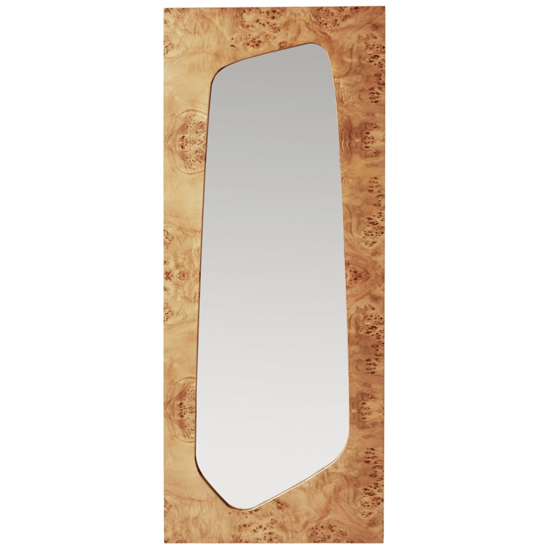 Folia Spiegel 55x135 cm, Natürlich Maserknollenholz