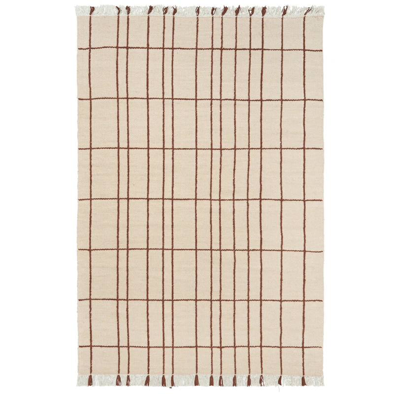 Sen Teppich 170x240 cm, Kastanienbraun