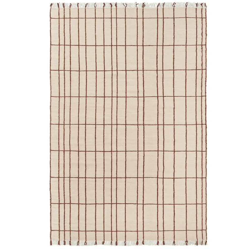 Sen Teppich 200x300 cm, Kastanienbraun