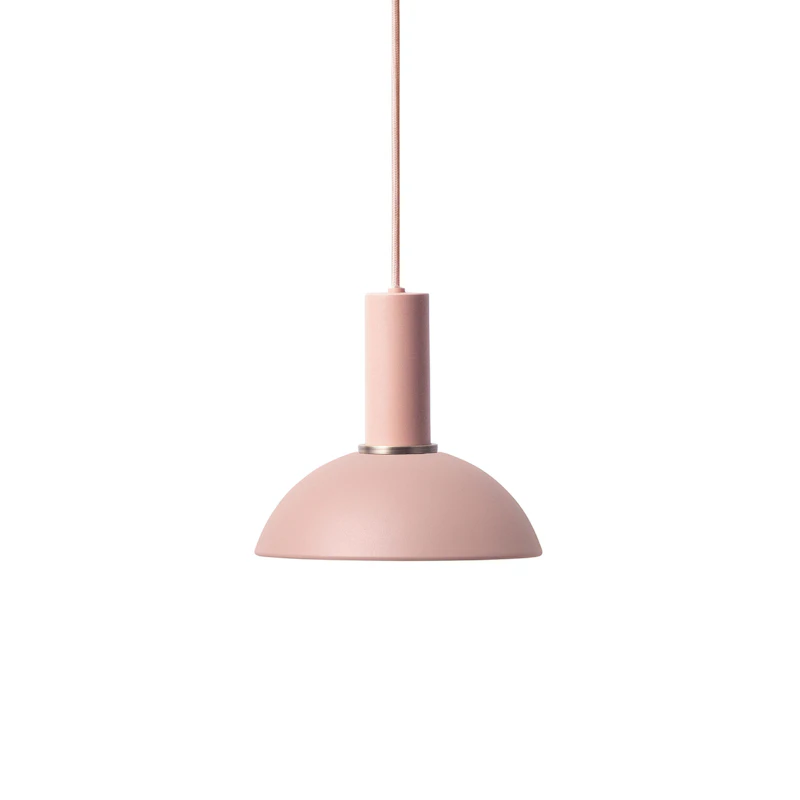 Hoop Pendelleuchte Niedrig, Rosa/Rosa
