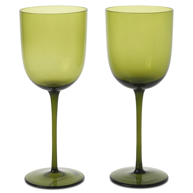 Host Weißweingläser 2-er Set, Moosgrün