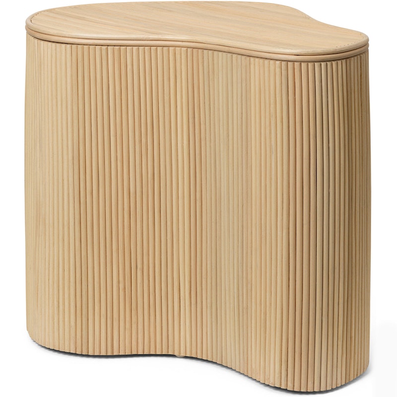 Isola Tisch Mit Aufbewahrung 46x50 cm, Rattan