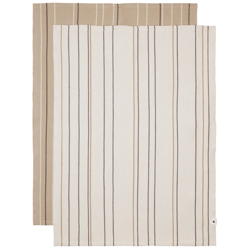 Ito Geschirrtuch 50x70 cm 2-er Set, Parchment / Cashmere