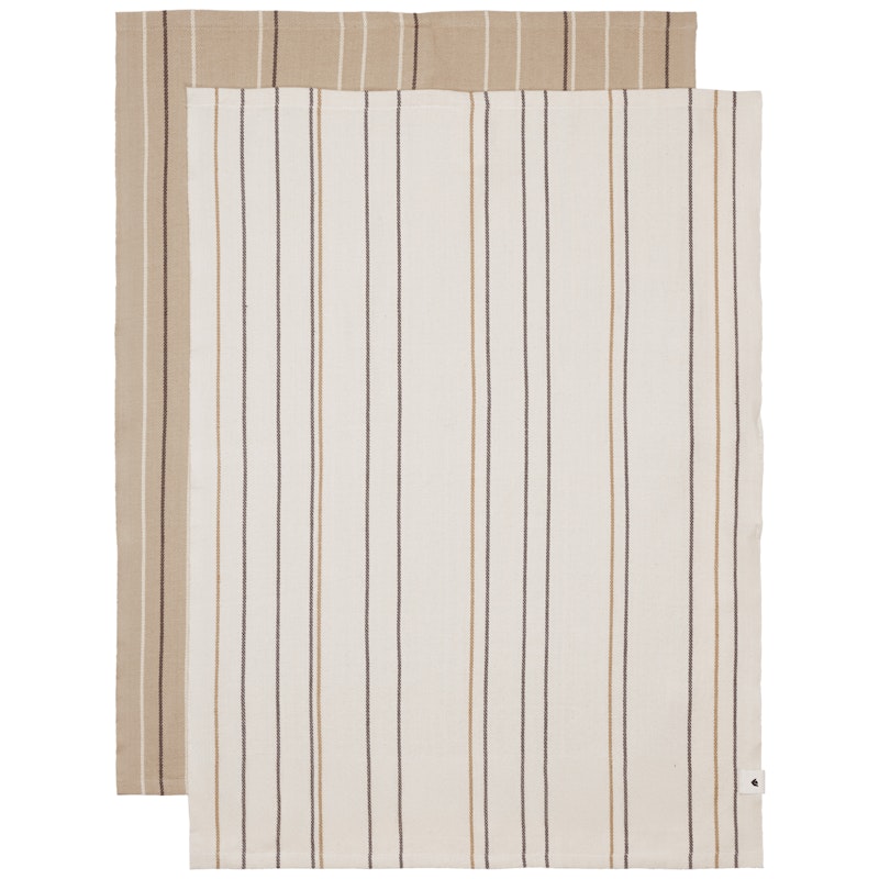Ito Geschirrtuch 50x70 cm 2-er Set, Parchment / Cashmere