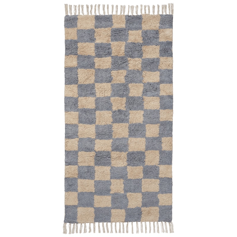 Mara Waschbarer Teppich 80x150 cm, Mist Blue