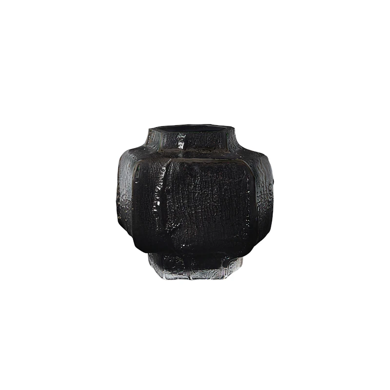 Mokuri Vase 15 cm, Schwarz