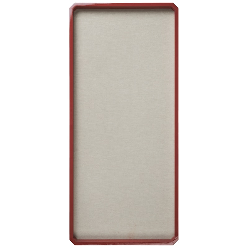 Nova Pinnwand Leinen 45x100 cm, Picante Red
