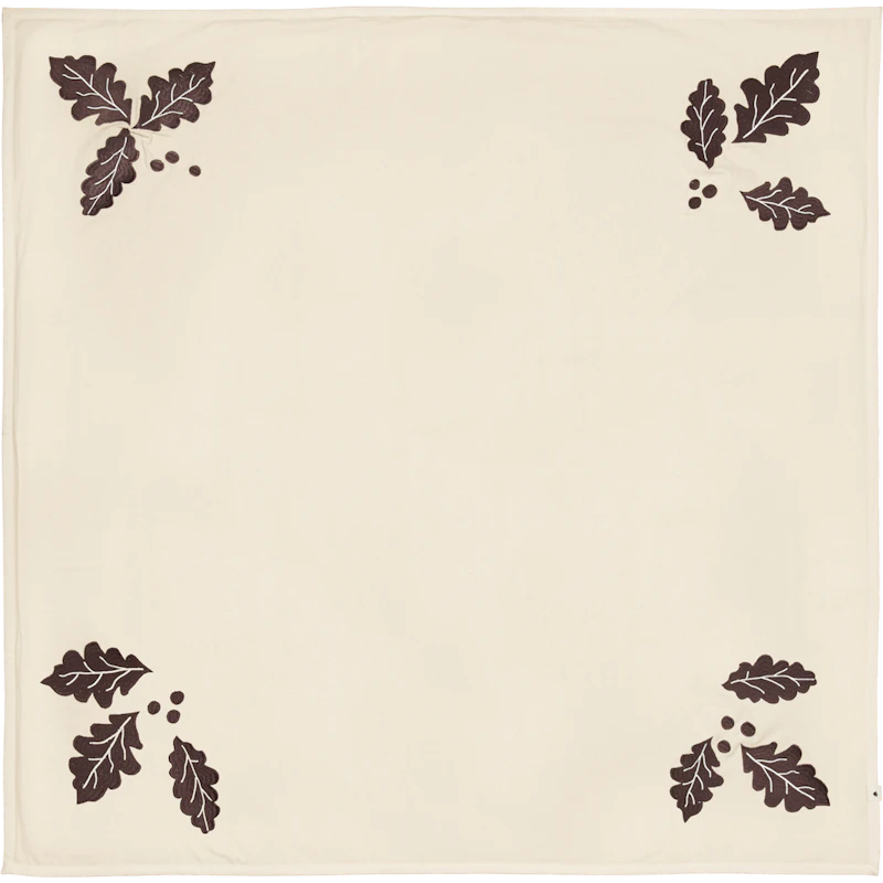 Oak Weihnachtsbaumteppich Quadratisch, Natürlich