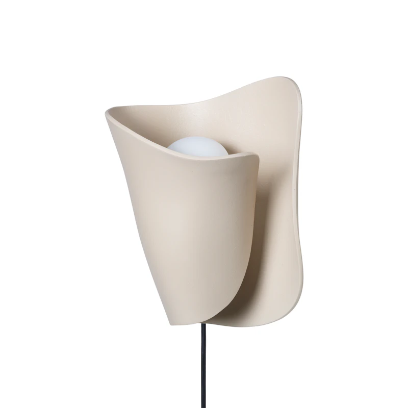 Oyster Wandleuchte, Cashmere