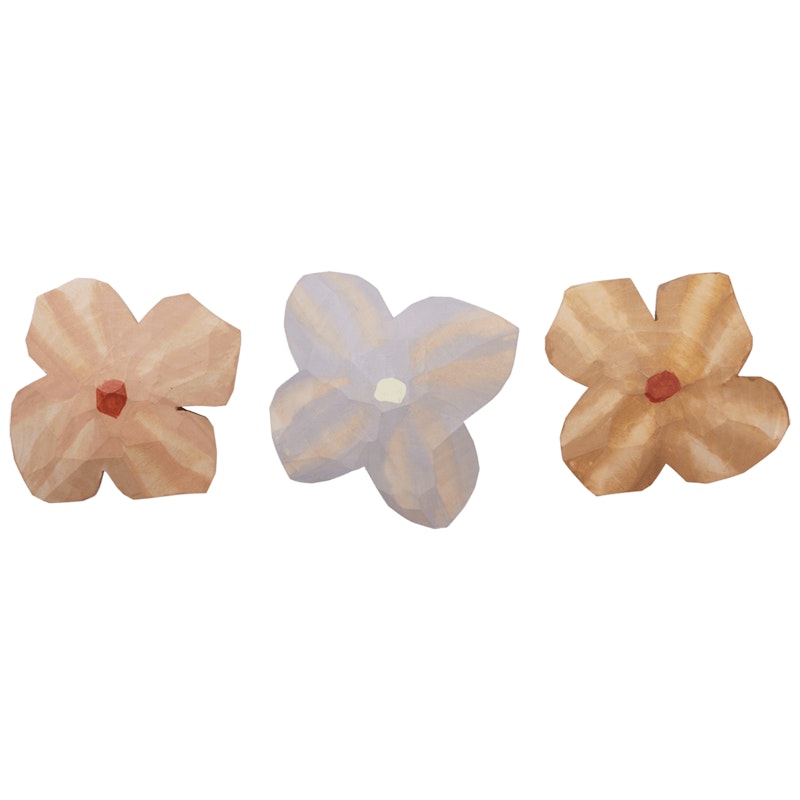 Poesie Magnete Handgeschnitzt 3-er Set