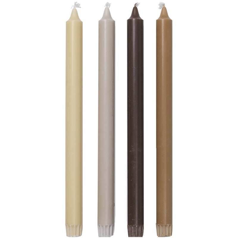 Pure Kerzen 30 cm 4-er Set, Calm Blend