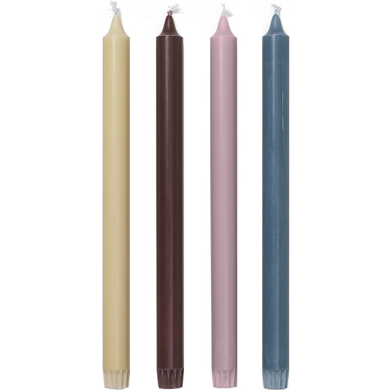 Pure Kerzen 30 cm 4-er Set, Whimsical Blend