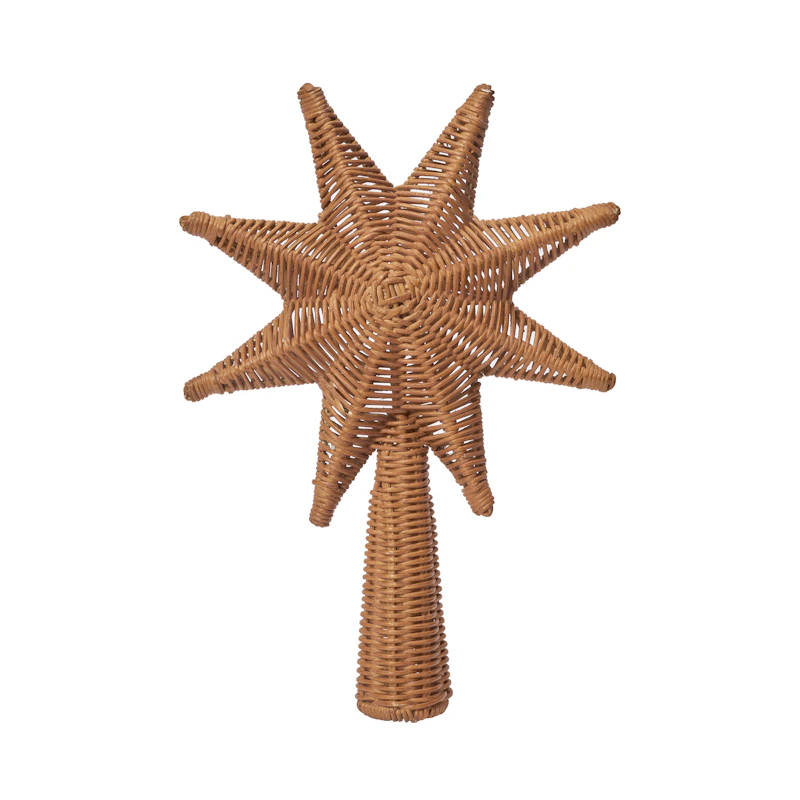 Rattan Christbaumschmuck