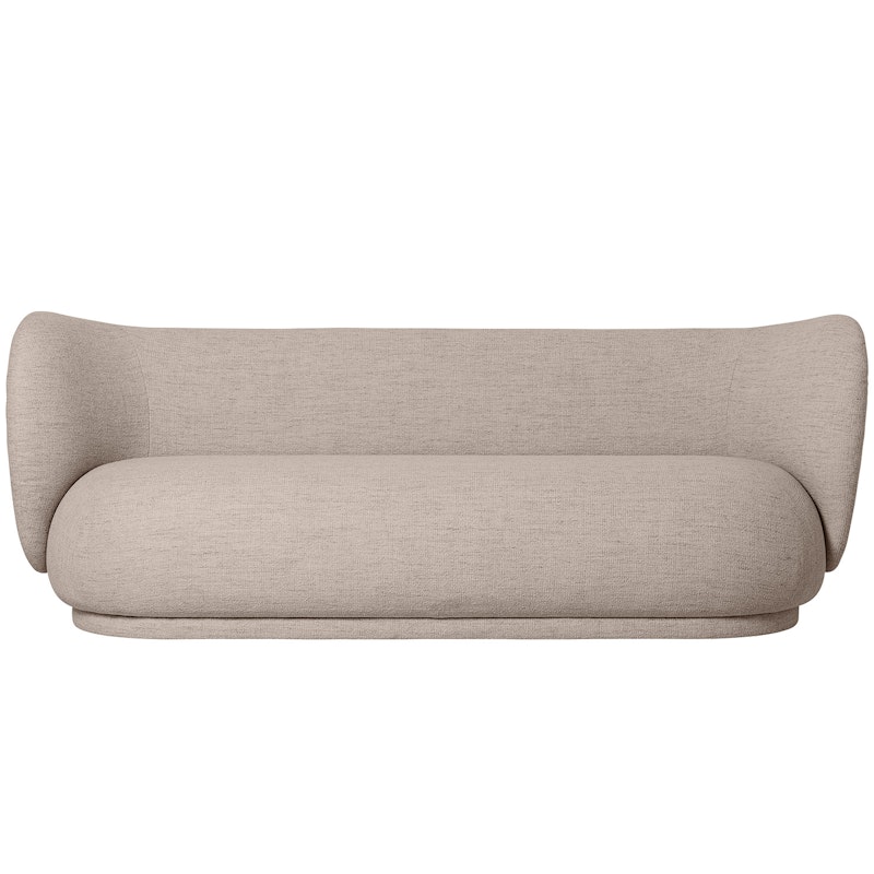 Rico Boucle 3-Sitzer-Sofa, Sand