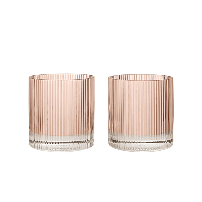 Ripple Becher 2-er Set, Blush
