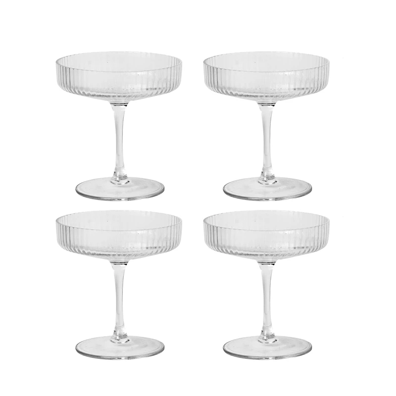 Ripple Champagnerschale 4-er Set