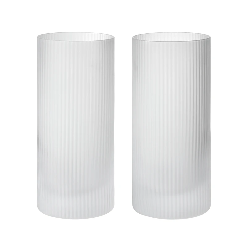 Ripple Highballglas 2-er Set, Frosted