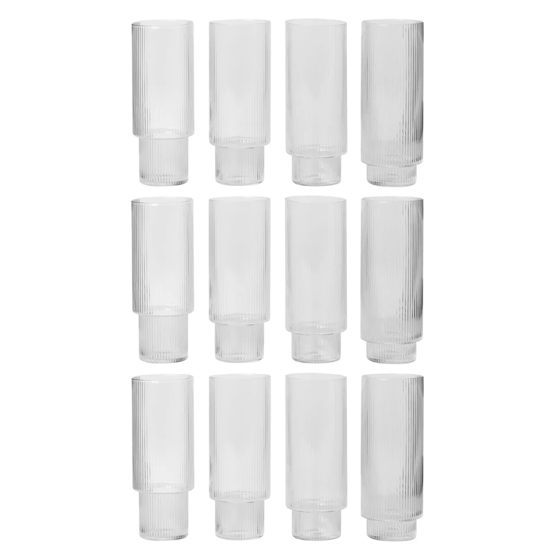Ripple Longdrink-Glas 30 cl 12-er Set