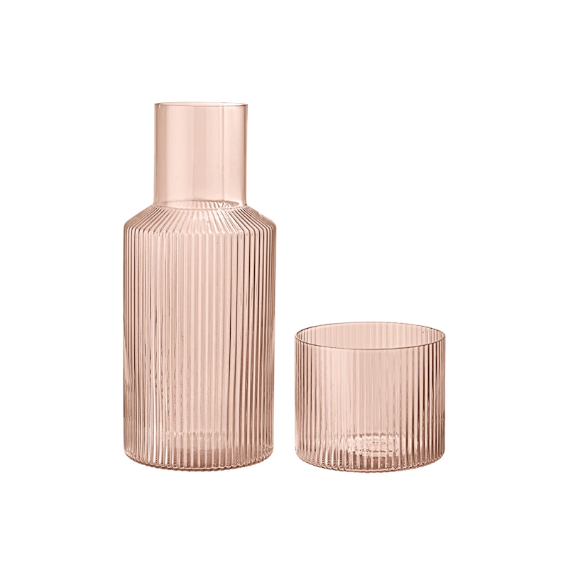 Ripple Das Karaffen-Set 2-er Set, Blush