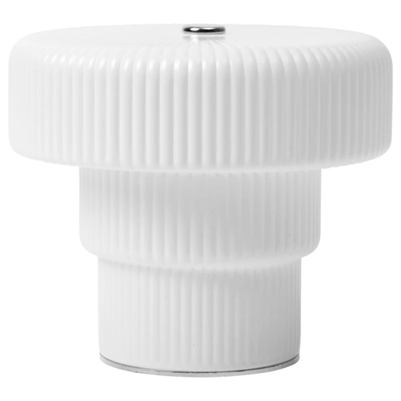 Ripple Tischlampe Tragbar, Weiß