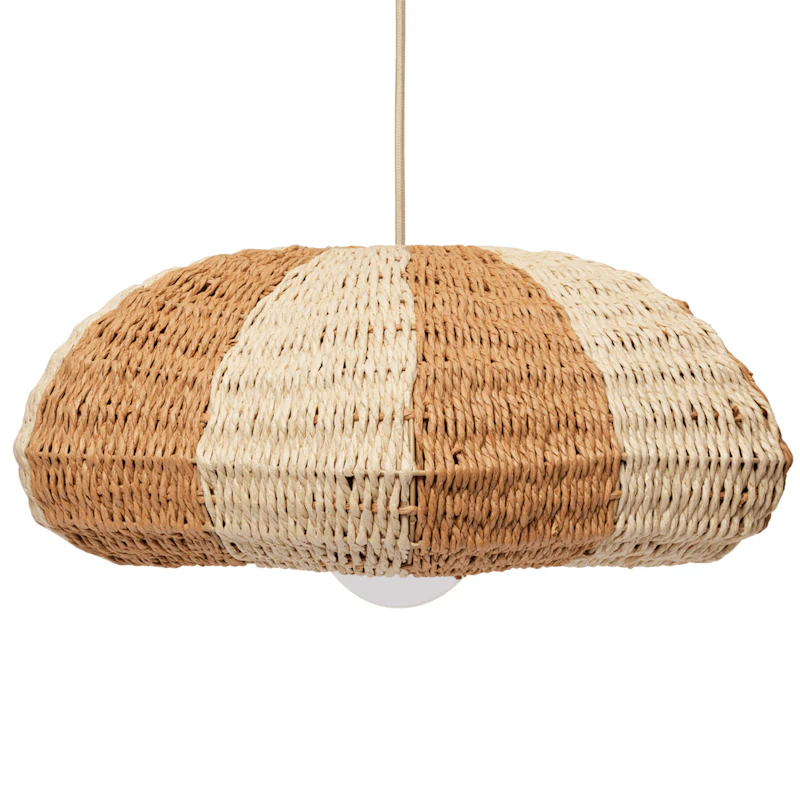 Rivan Lampenschirm Ø45 cm, Altweiß / Natur