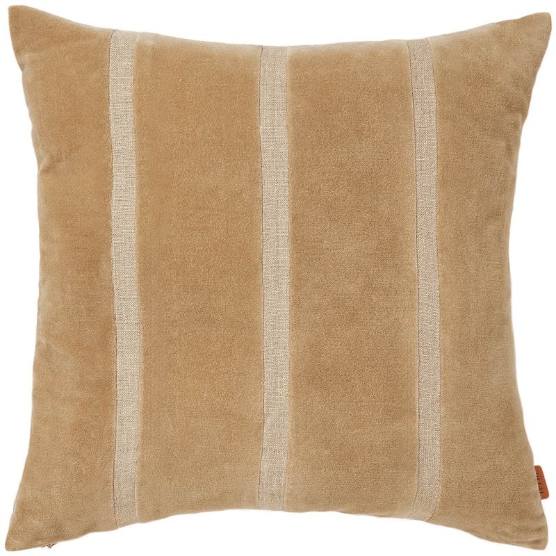 Senti Stripe Kissenbezug 50x50 cm, Dark Sand