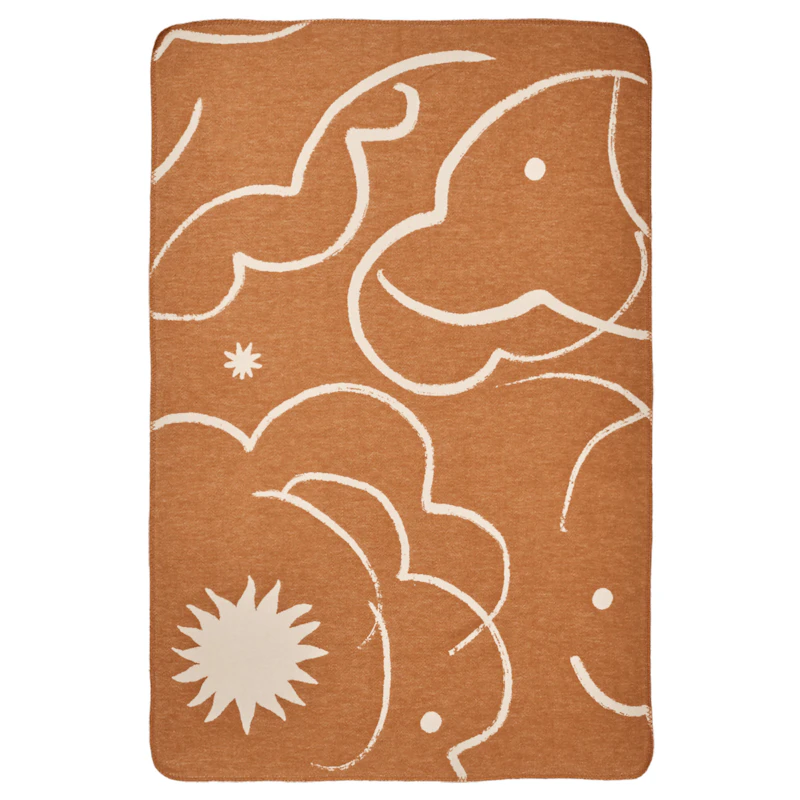 Skye Decke 80x120 cm, Sienna