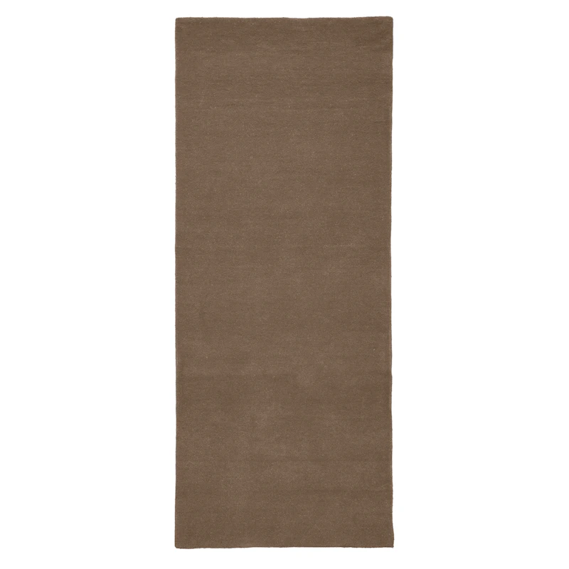 Stille Wollteppich 80x200 cm, Ash Brown