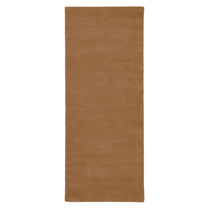 Stille Wollteppich 80x200 cm, Toffee