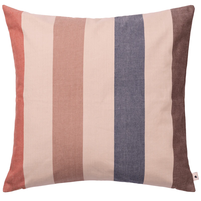 Strand Outdoor-Kissen 50x50 cm, Mocha / Indigoblau