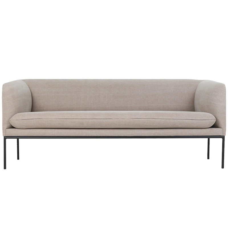 Turn Boucle 3-Sitzer-Sofa, Natur