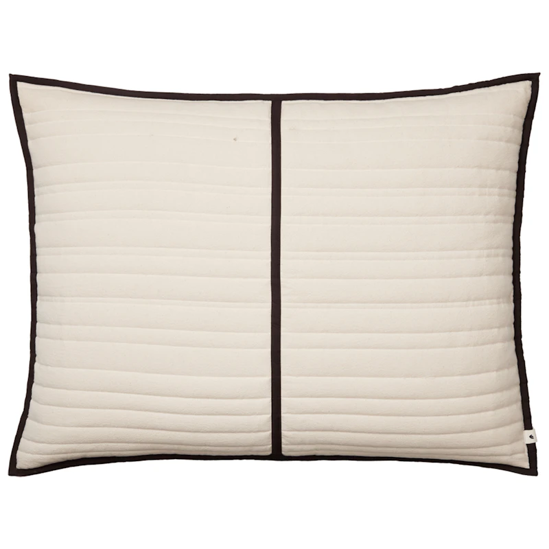 Vari Kissen 60x80 cm, Natur / Dark Chocolate