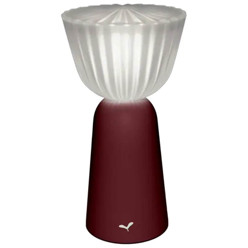 Swiing Tischlampe Tragbar, Black Cherry