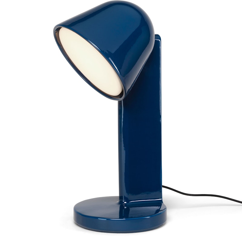 Céramique Down Tischlampe, Navy Blue