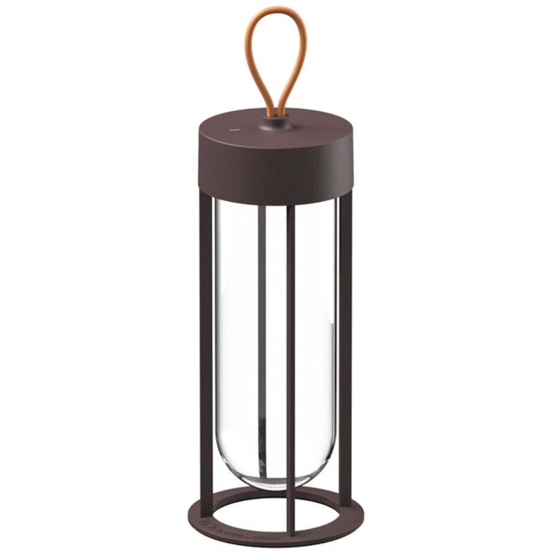 In Vitro Unplugged Tischlampe, Deep Brown